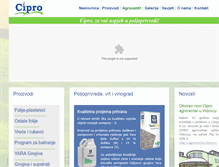 Tablet Screenshot of cipro.hr